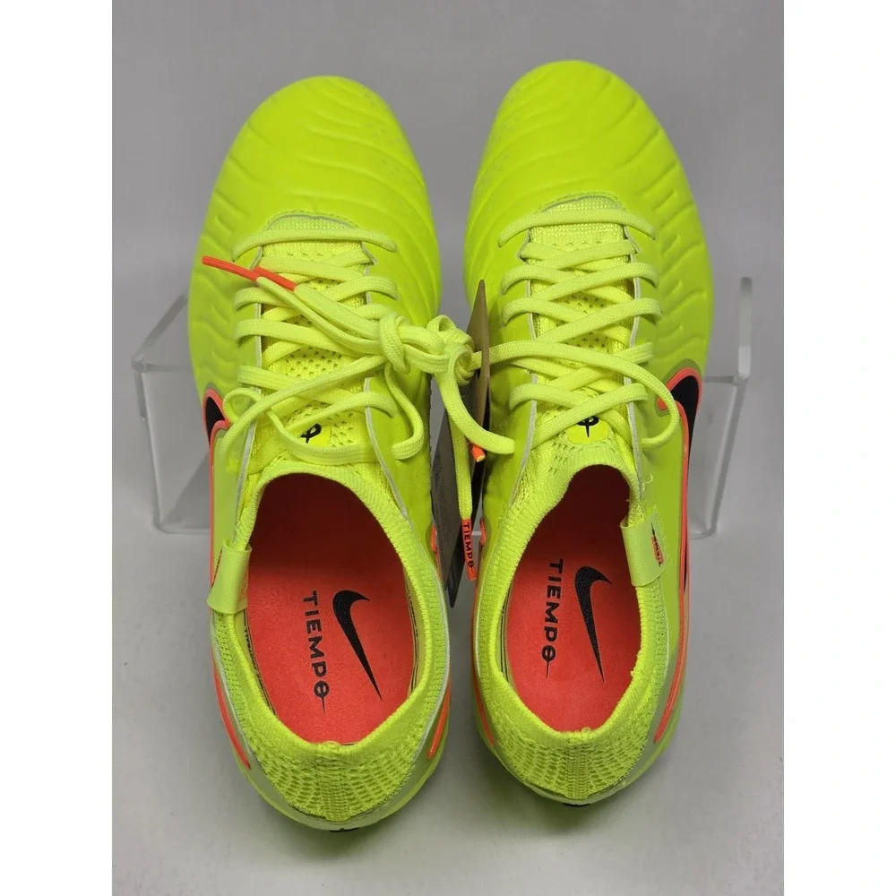 Nike Tiempo Legend 10 Elite FG Size 6 Mens Volt Black Soccer DV4328-701 New